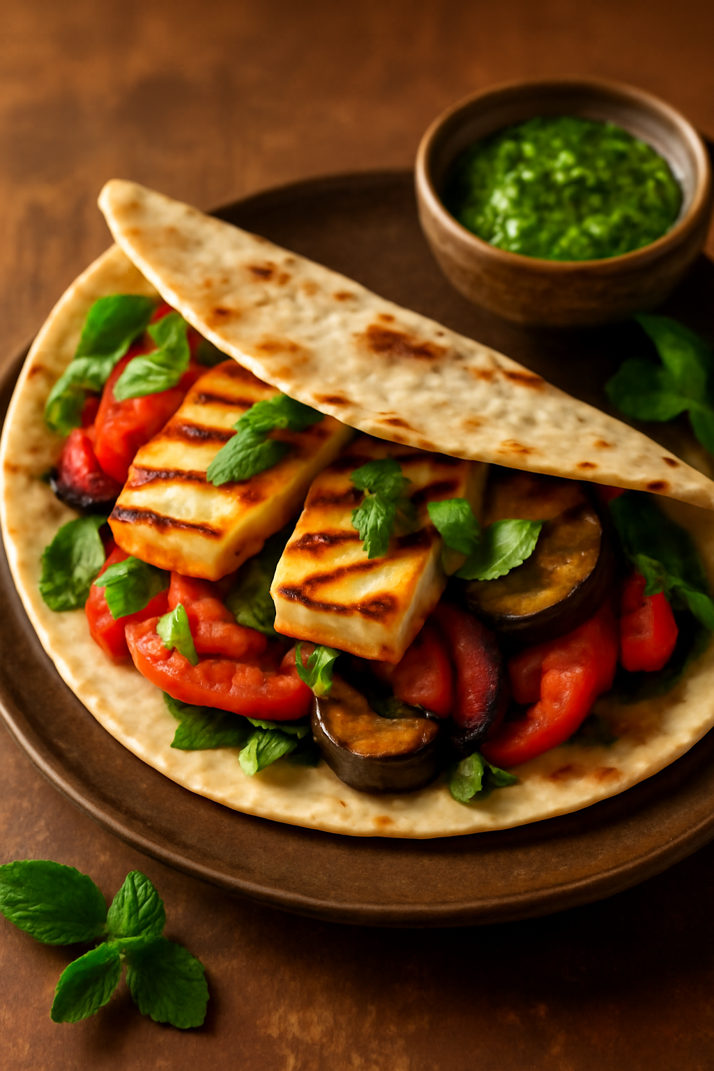 Halloumi Wrap